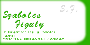 szabolcs figuly business card